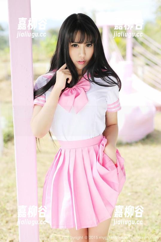 美媛馆 - 一张图包，百种少女心——黄乐然的写真真会玩！